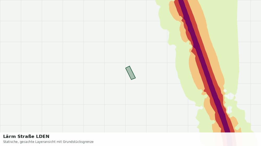Statische Kartenansicht: Lärm Straße LDEN