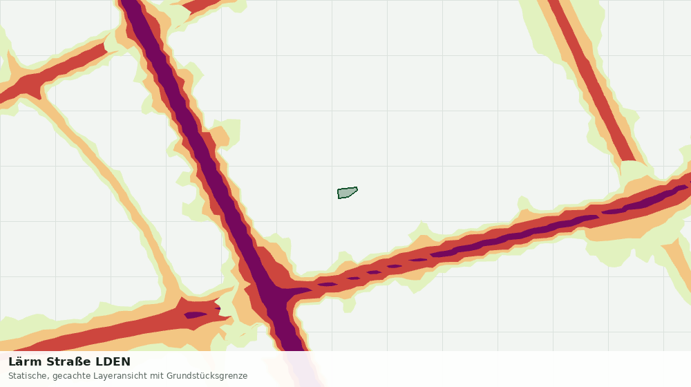 Statische Kartenansicht: Lärm Straße LDEN