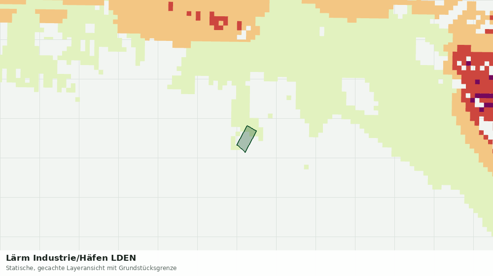 Statische Kartenansicht: Lärm Industrie/Häfen LDEN