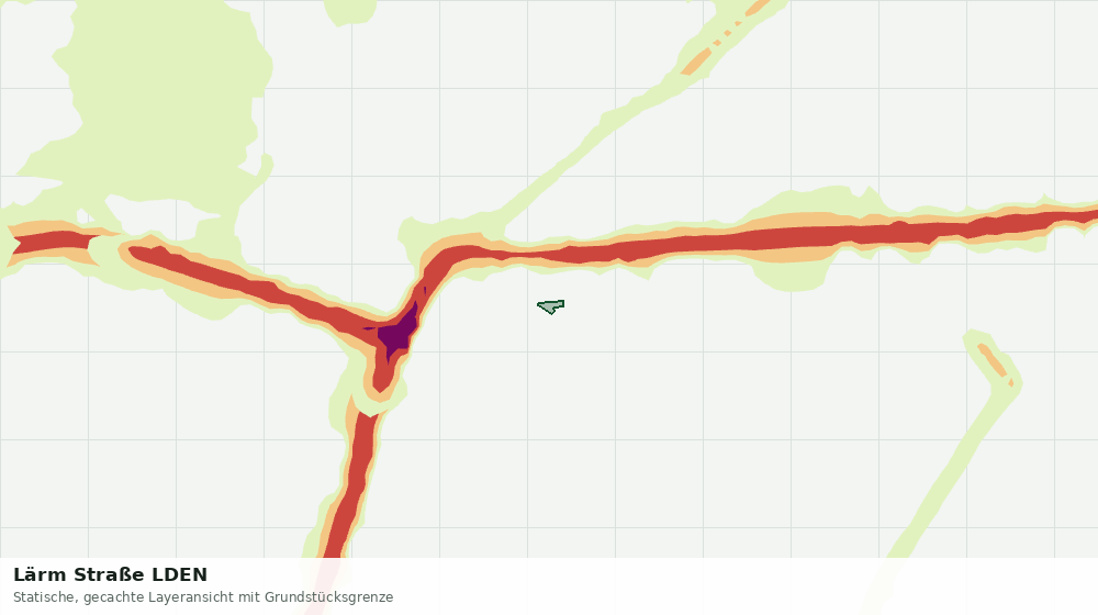 Statische Kartenansicht: Lärm Straße LDEN