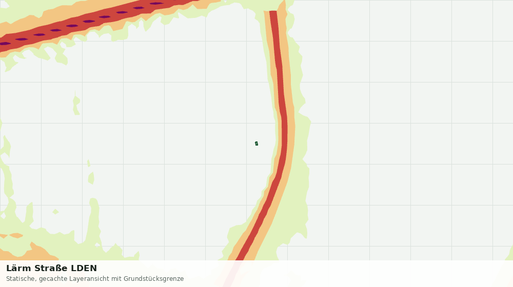 Statische Kartenansicht: Lärm Straße LDEN