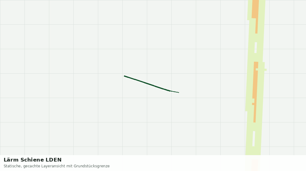 Statische Kartenansicht: Lärm Schiene LDEN