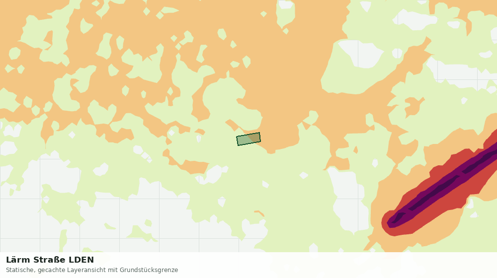 Statische Kartenansicht: Lärm Straße LDEN