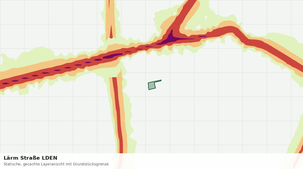 Statische Kartenansicht: Lärm Straße LDEN