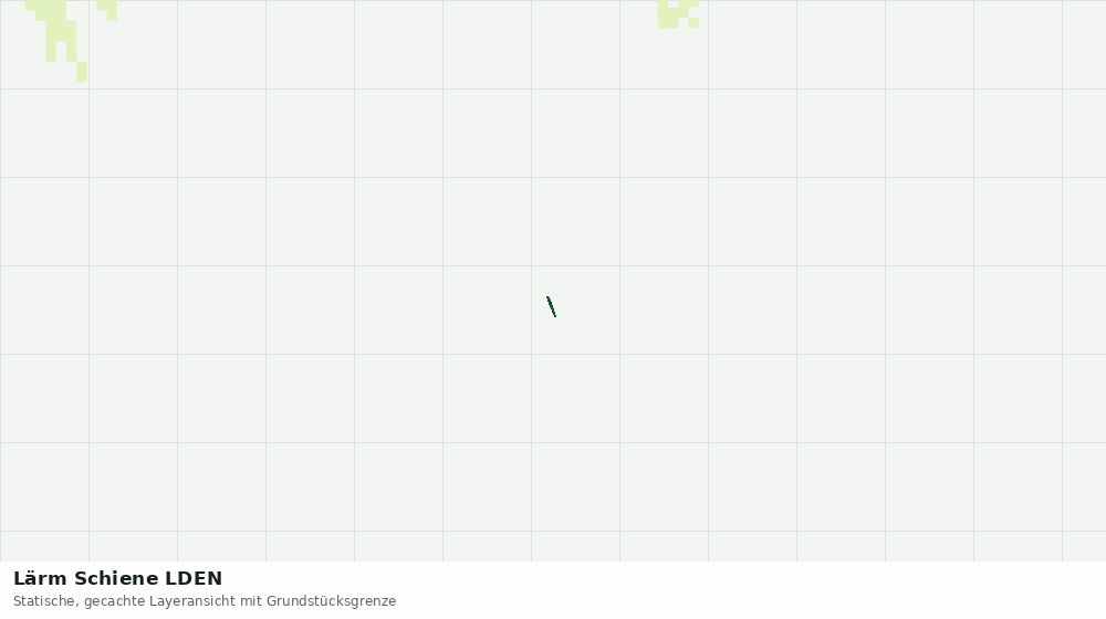 Statische Kartenansicht: Lärm Schiene LDEN