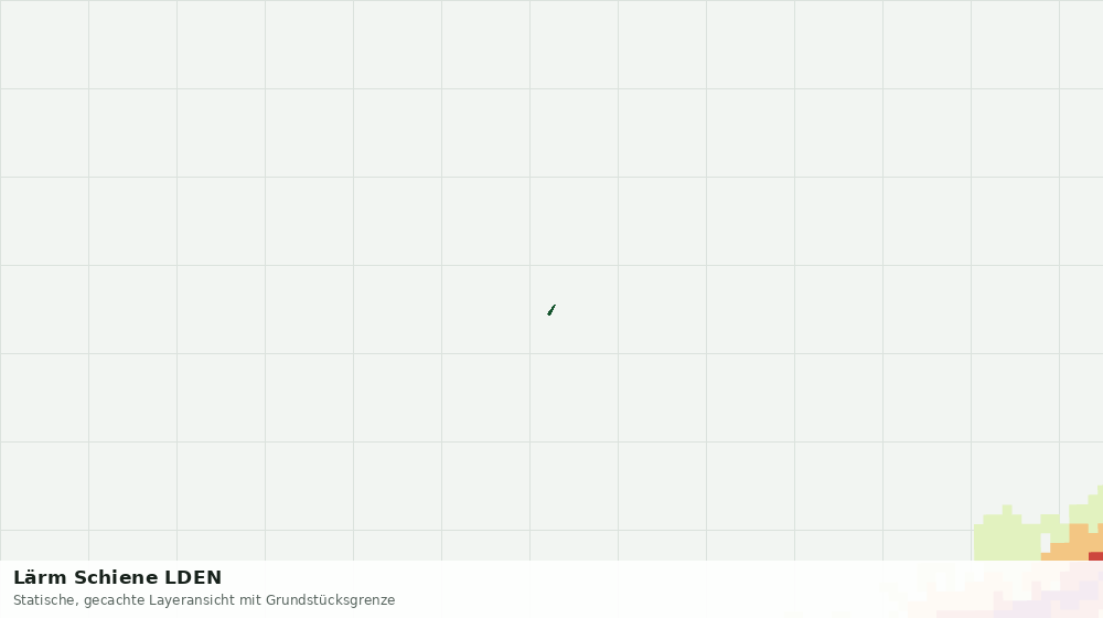 Statische Kartenansicht: Lärm Schiene LDEN