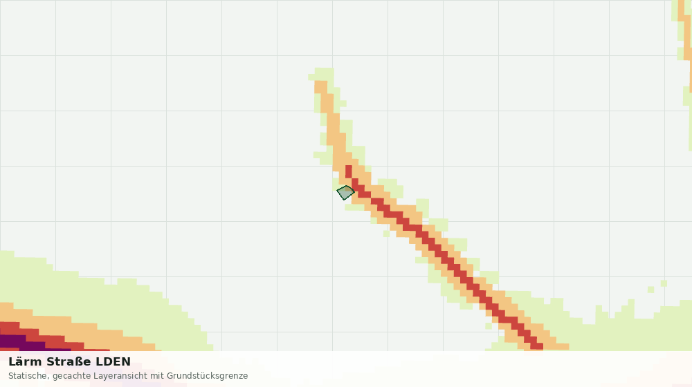 Statische Kartenansicht: Lärm Straße LDEN