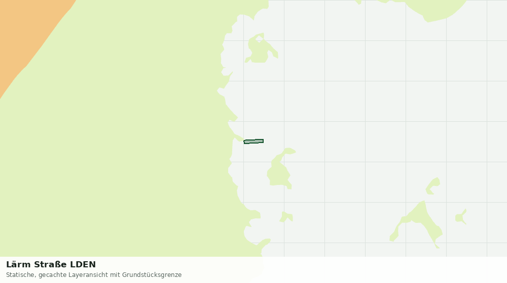 Statische Kartenansicht: Lärm Straße LDEN