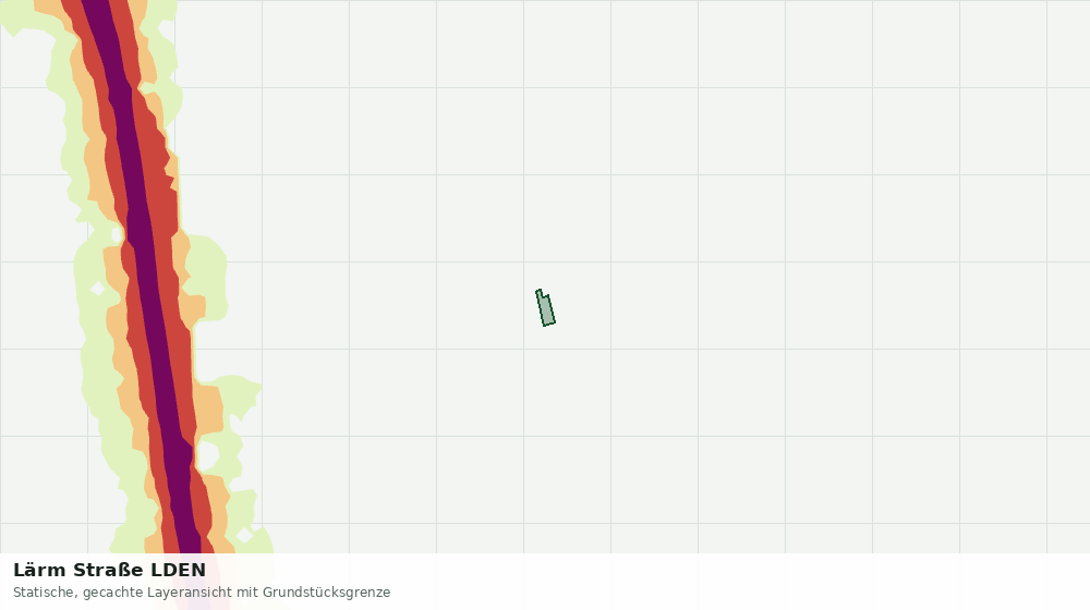 Statische Kartenansicht: Lärm Straße LDEN