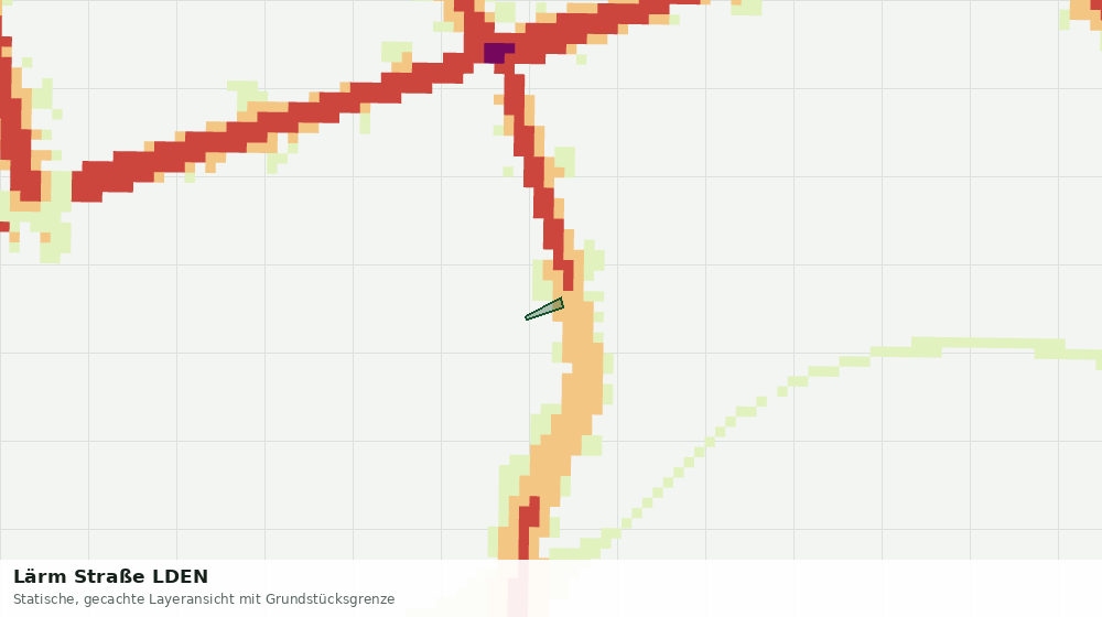 Statische Kartenansicht: Lärm Straße LDEN
