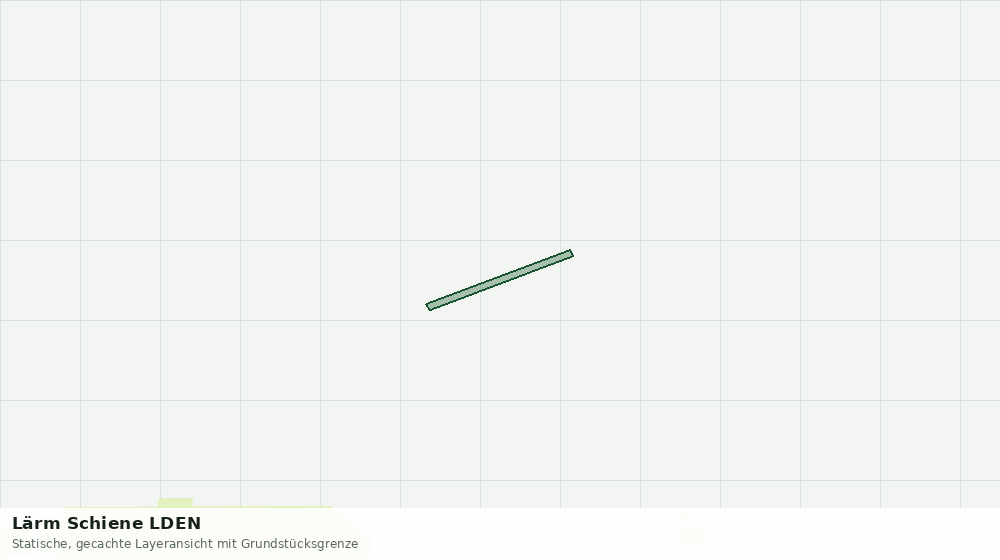 Statische Kartenansicht: Lärm Schiene LDEN