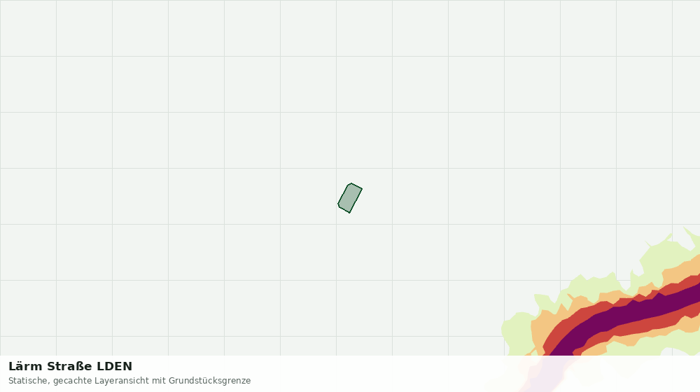 Statische Kartenansicht: Lärm Straße LDEN