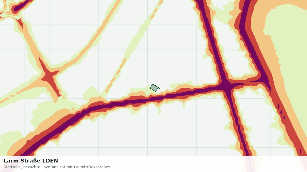Statische Kartenansicht: Lärm Straße LDEN