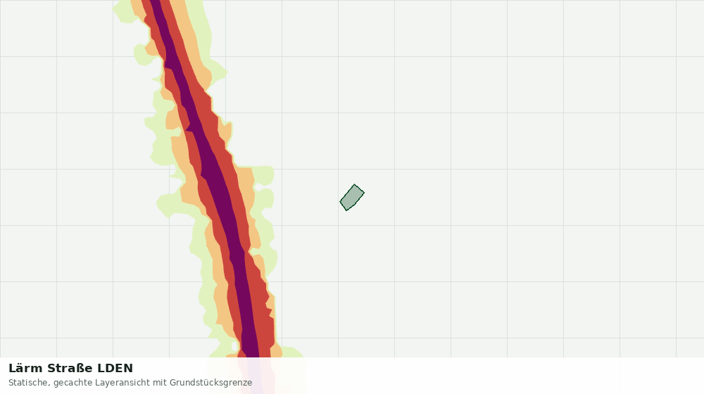 Statische Kartenansicht: Lärm Straße LDEN