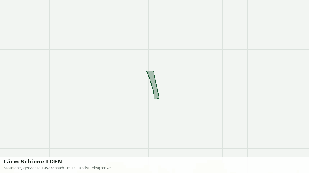 Statische Kartenansicht: Lärm Schiene LDEN
