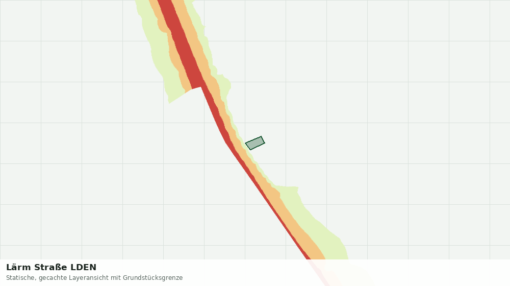 Statische Kartenansicht: Lärm Straße LDEN