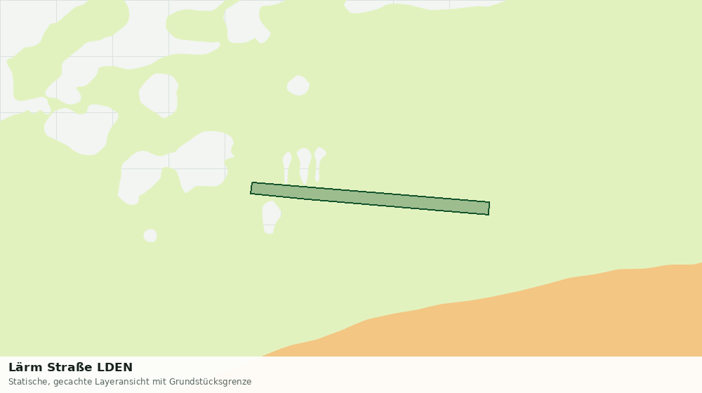 Statische Kartenansicht: Lärm Straße LDEN