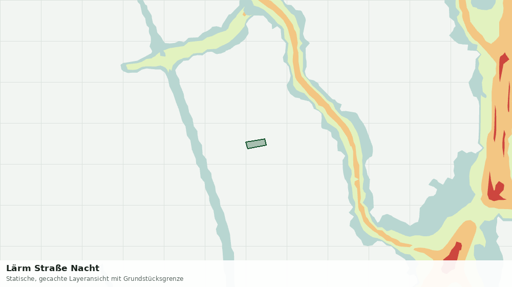 Statische Kartenansicht: Lärm Straße Nacht