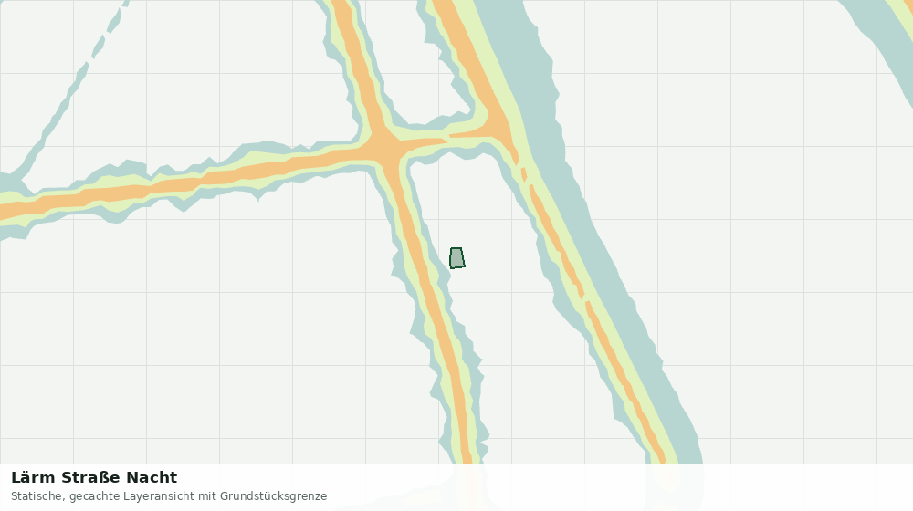 Statische Kartenansicht: Lärm Straße Nacht