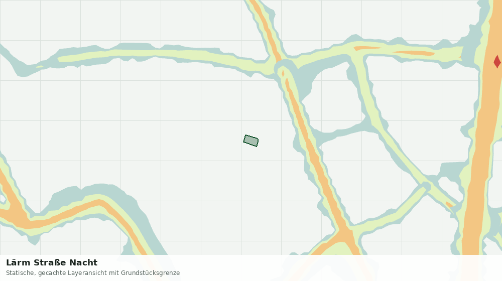 Statische Kartenansicht: Lärm Straße Nacht