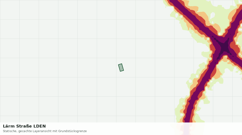 Statische Kartenansicht: Lärm Straße LDEN