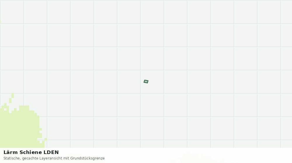 Statische Kartenansicht: Lärm Schiene LDEN