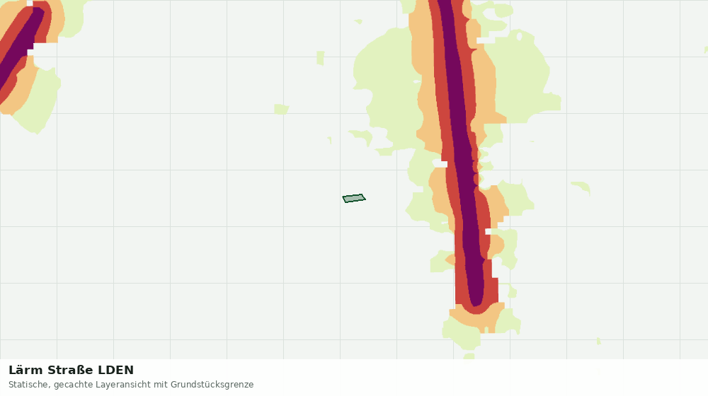 Statische Kartenansicht: Lärm Straße LDEN