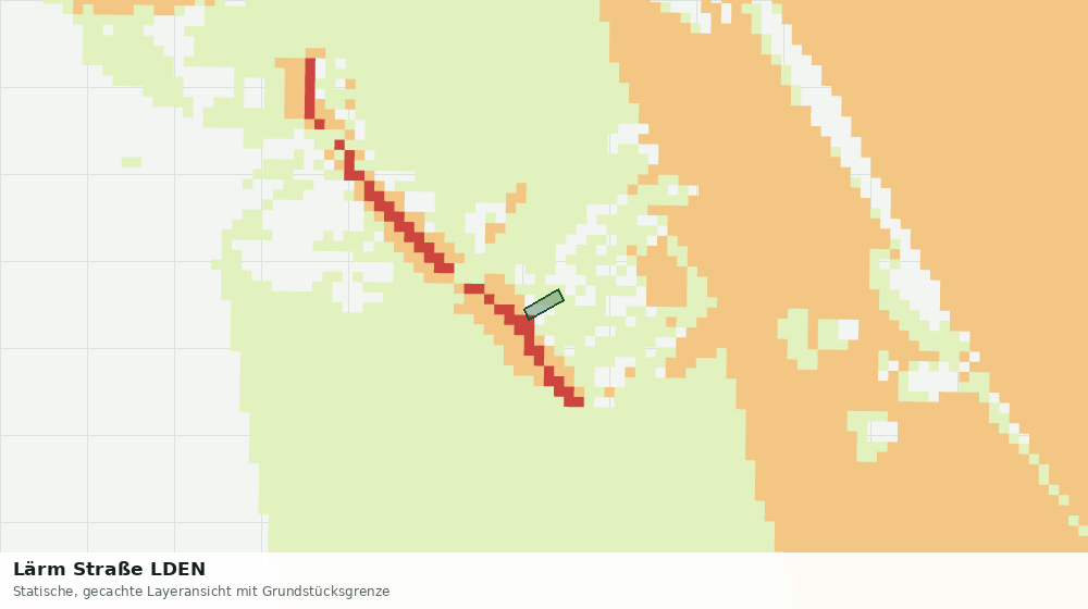 Statische Kartenansicht: Lärm Straße LDEN