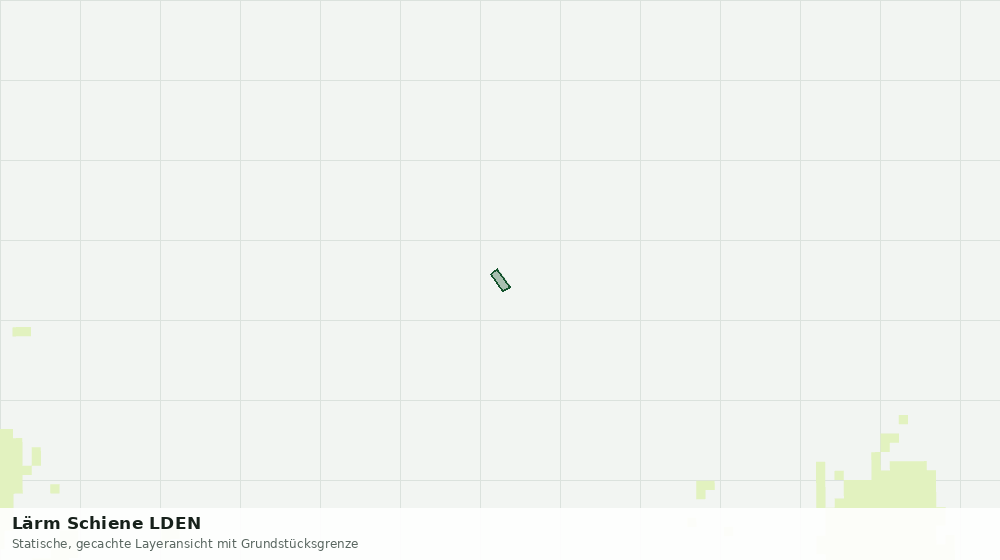 Statische Kartenansicht: Lärm Schiene LDEN