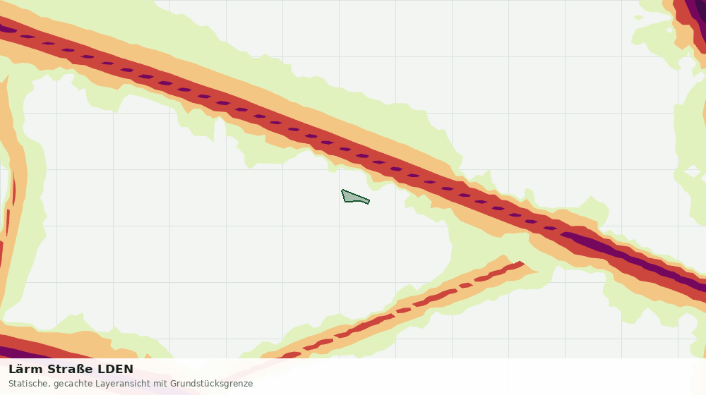 Statische Kartenansicht: Lärm Straße LDEN