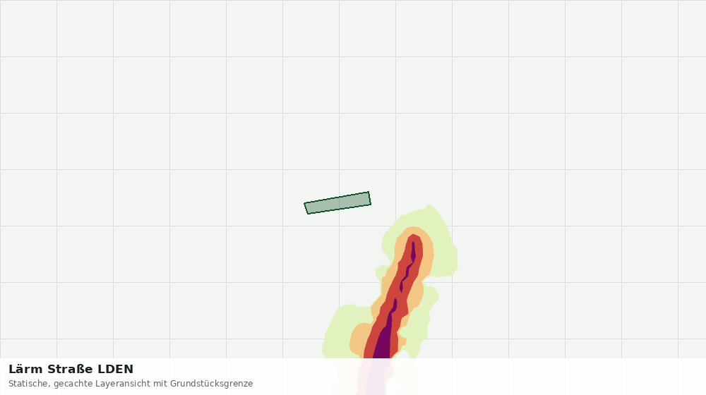 Statische Kartenansicht: Lärm Straße LDEN