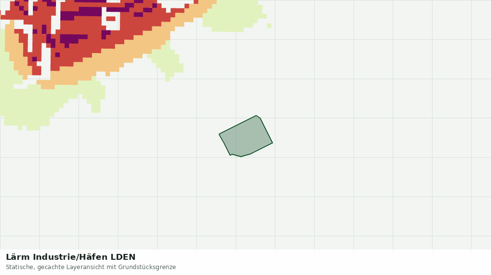 Statische Kartenansicht: Lärm Industrie/Häfen LDEN