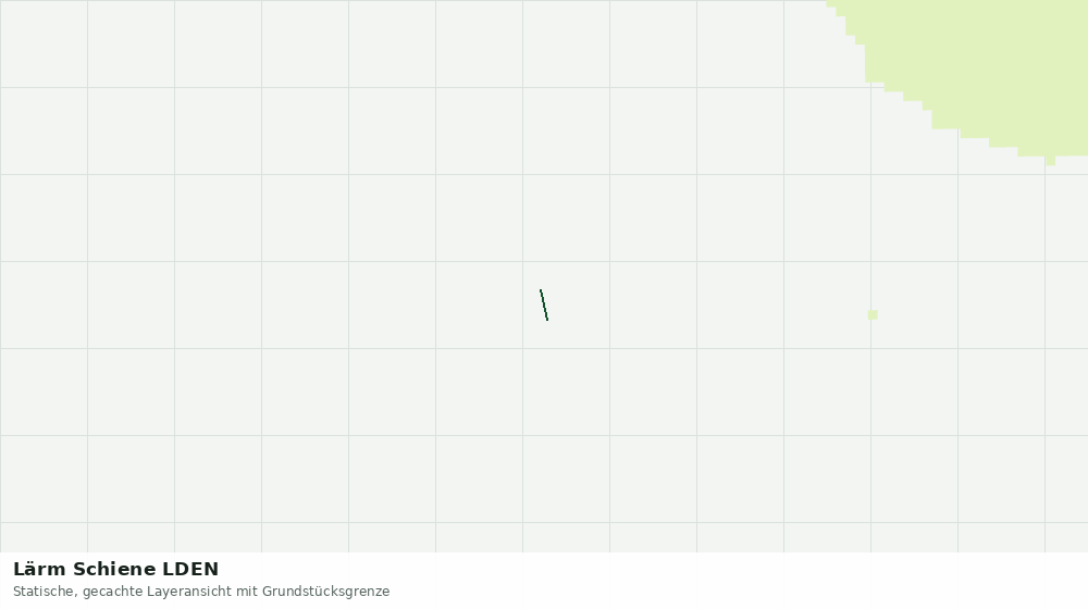 Statische Kartenansicht: Lärm Schiene LDEN