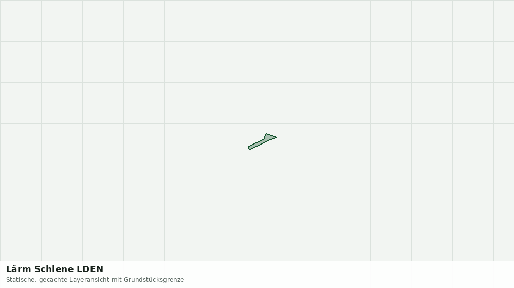 Statische Kartenansicht: Lärm Schiene LDEN