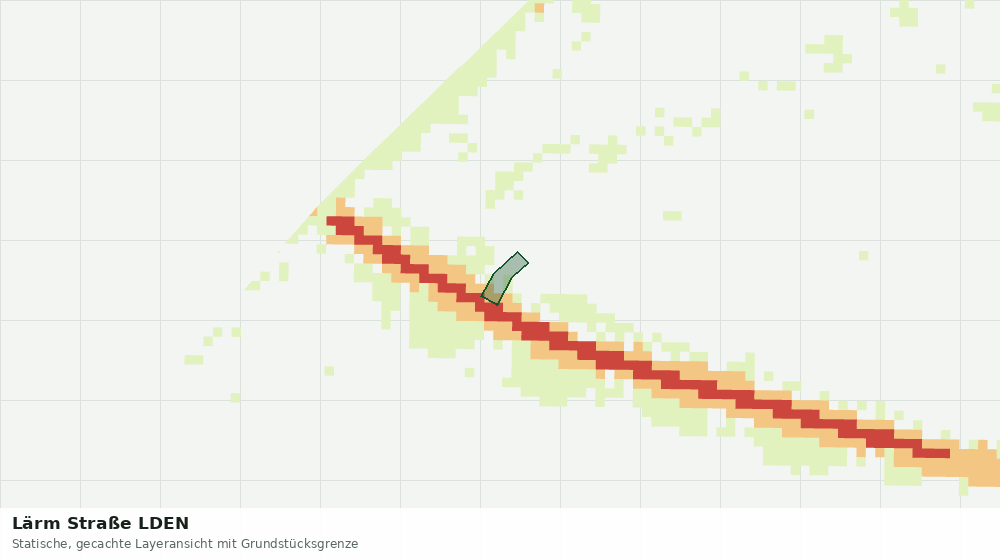 Statische Kartenansicht: Lärm Straße LDEN