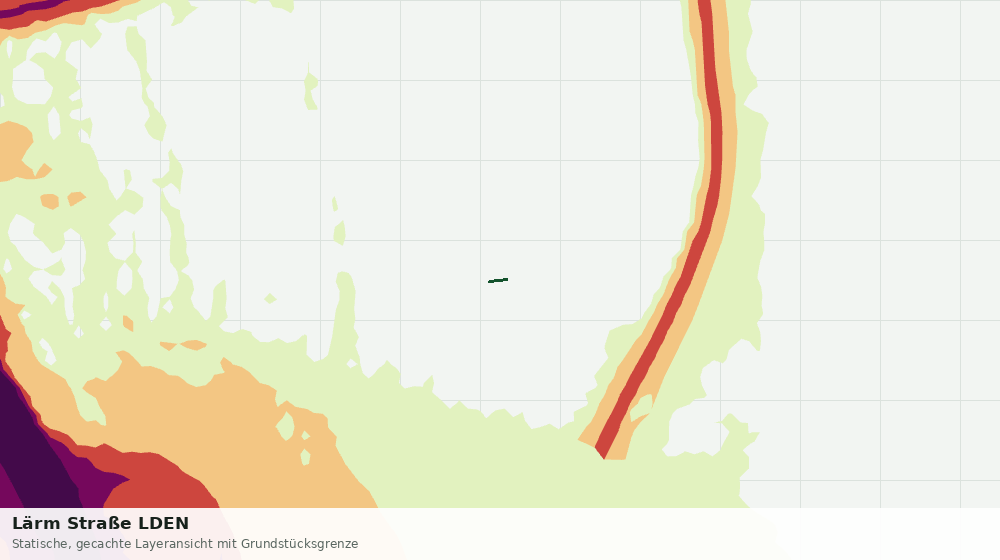 Statische Kartenansicht: Lärm Straße LDEN