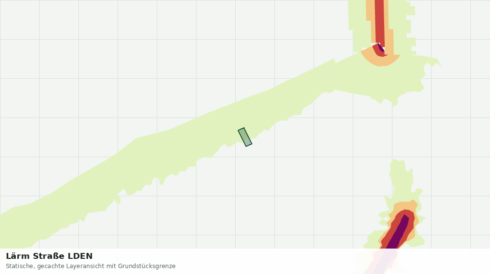 Statische Kartenansicht: Lärm Straße LDEN
