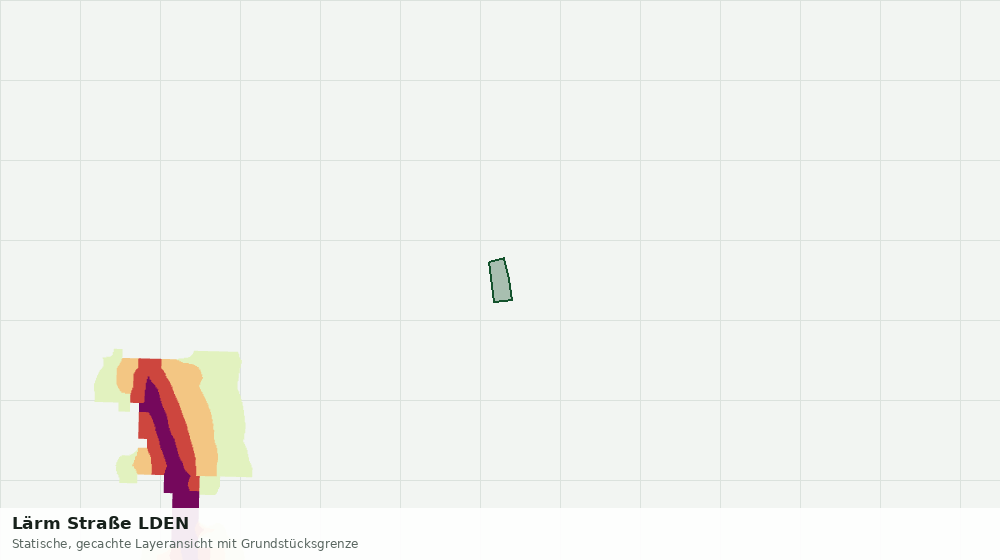 Statische Kartenansicht: Lärm Straße LDEN