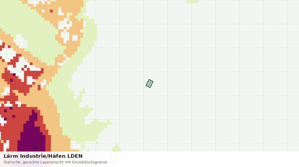 Statische Kartenansicht: Lärm Industrie/Häfen LDEN