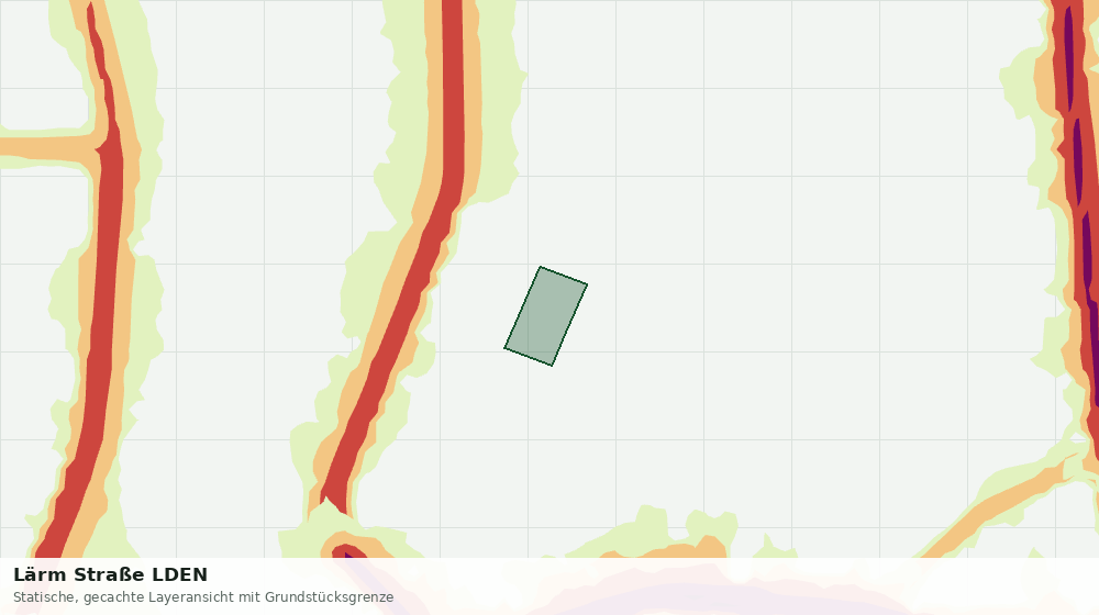 Statische Kartenansicht: Lärm Straße LDEN