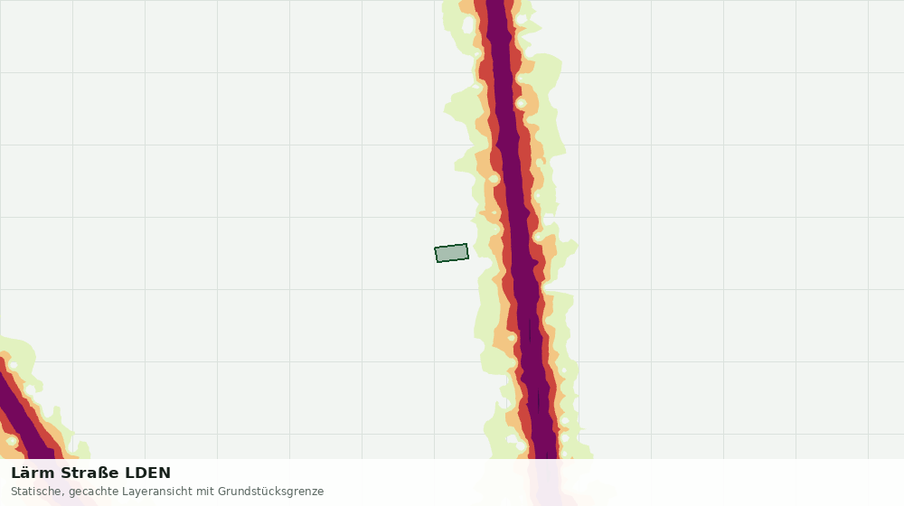 Statische Kartenansicht: Lärm Straße LDEN