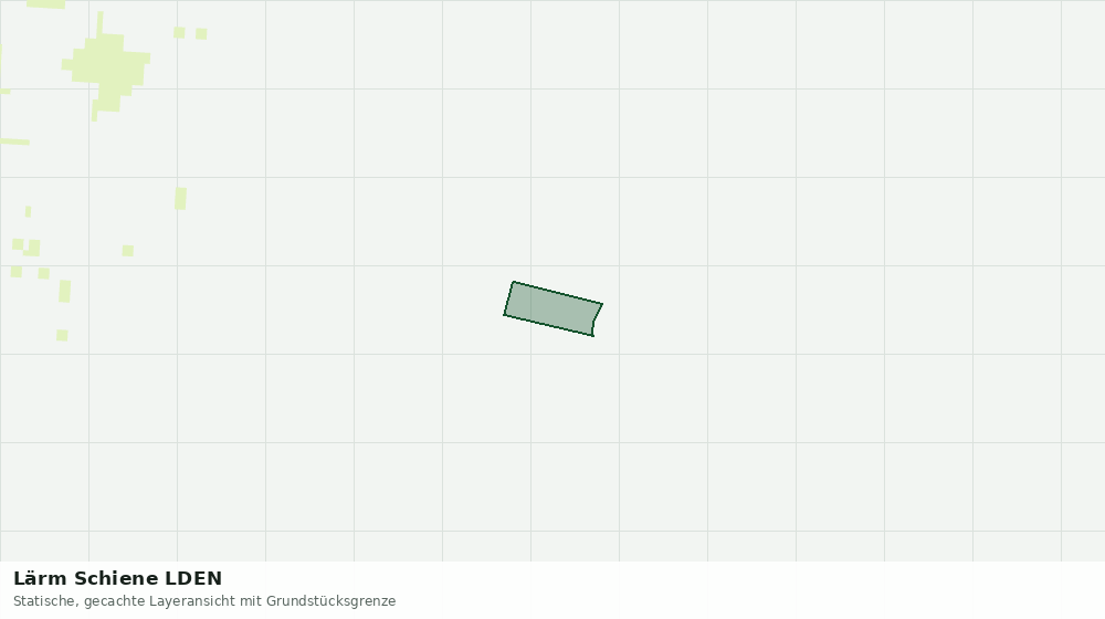 Statische Kartenansicht: Lärm Schiene LDEN
