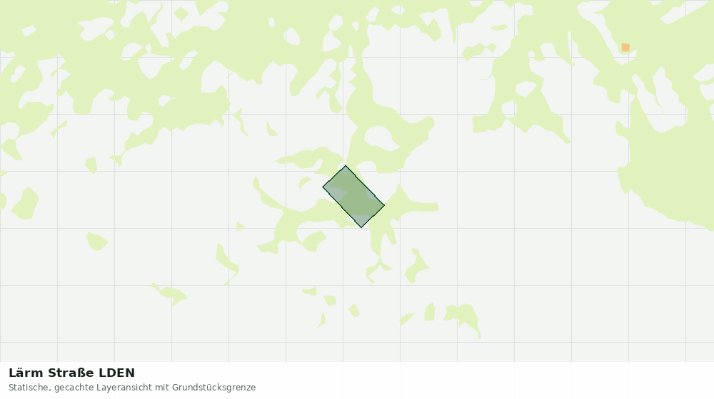 Statische Kartenansicht: Lärm Straße LDEN