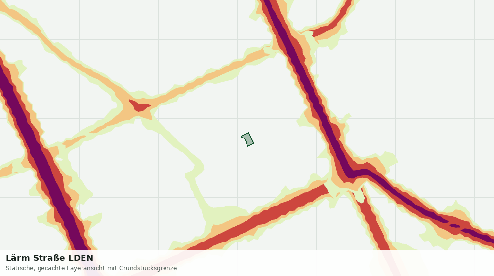 Statische Kartenansicht: Lärm Straße LDEN