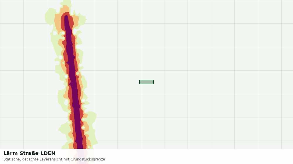 Statische Kartenansicht: Lärm Straße LDEN