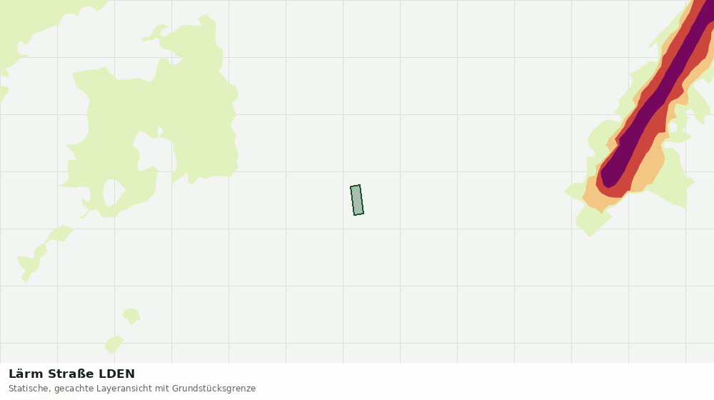Statische Kartenansicht: Lärm Straße LDEN
