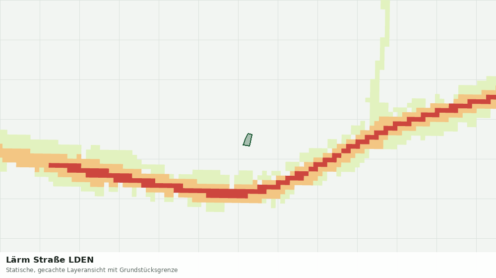Statische Kartenansicht: Lärm Straße LDEN