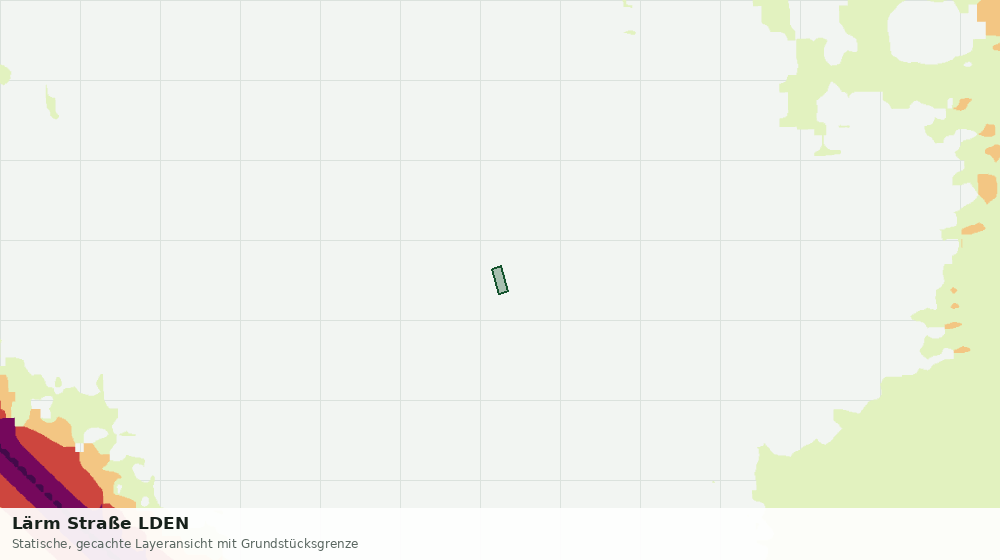 Statische Kartenansicht: Lärm Straße LDEN