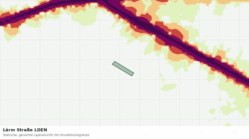 Statische Kartenansicht: Lärm Straße LDEN