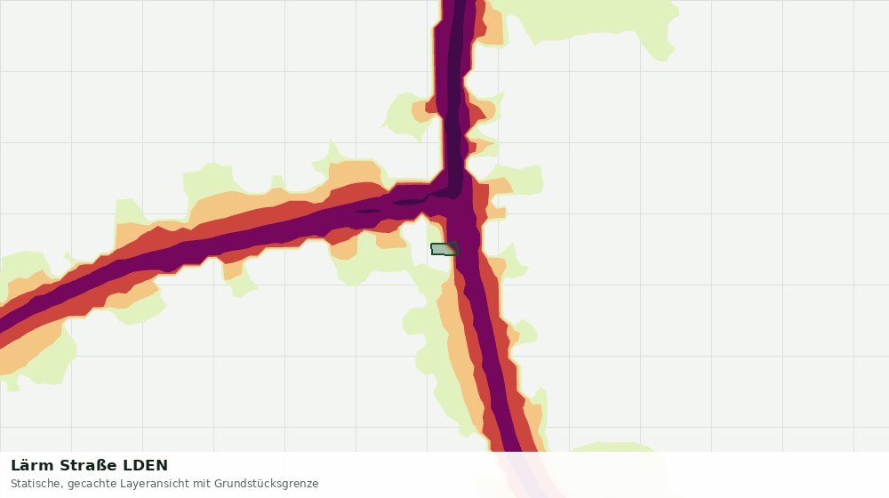 Statische Kartenansicht: Lärm Straße LDEN